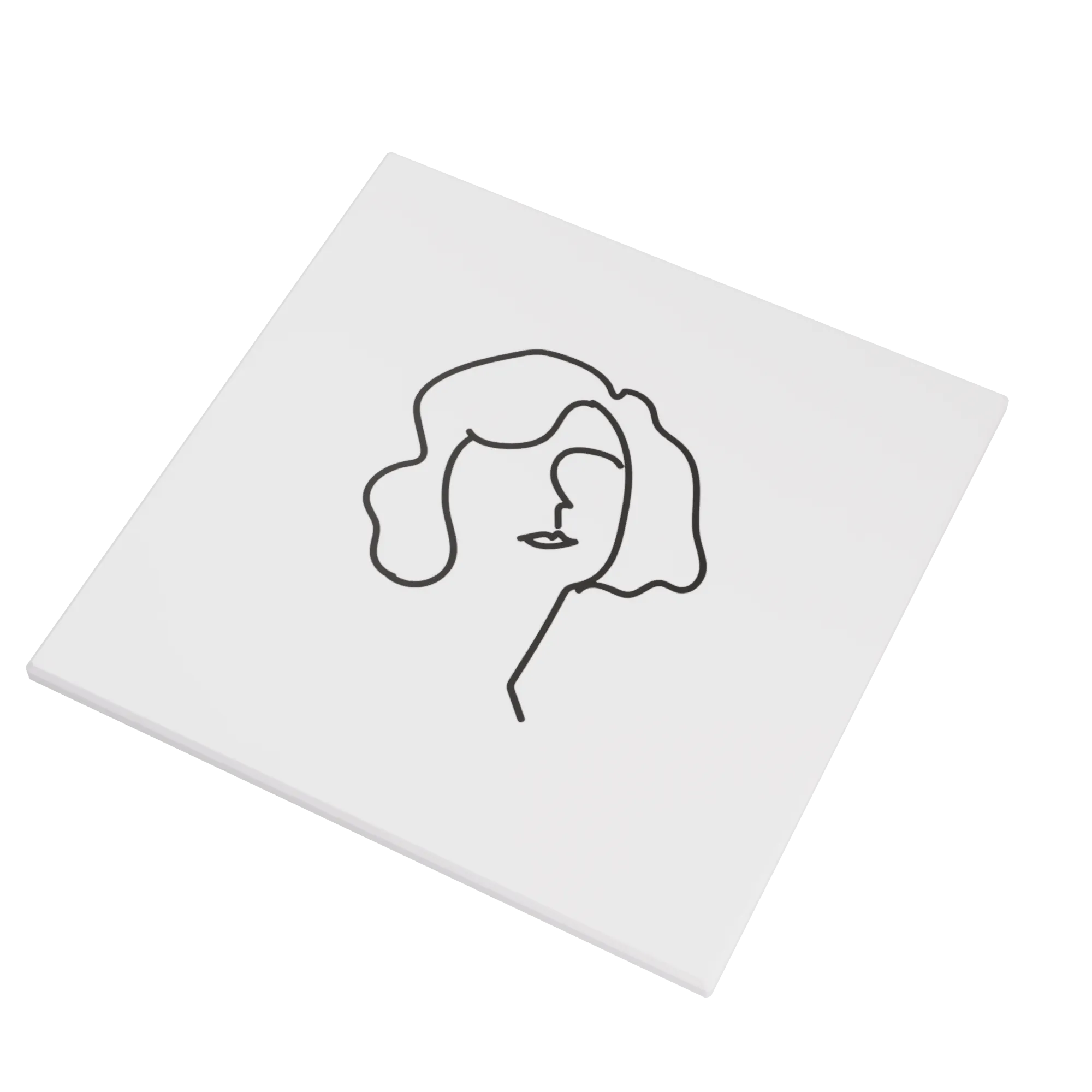 Alma, a Glazed Tile by Ceragni