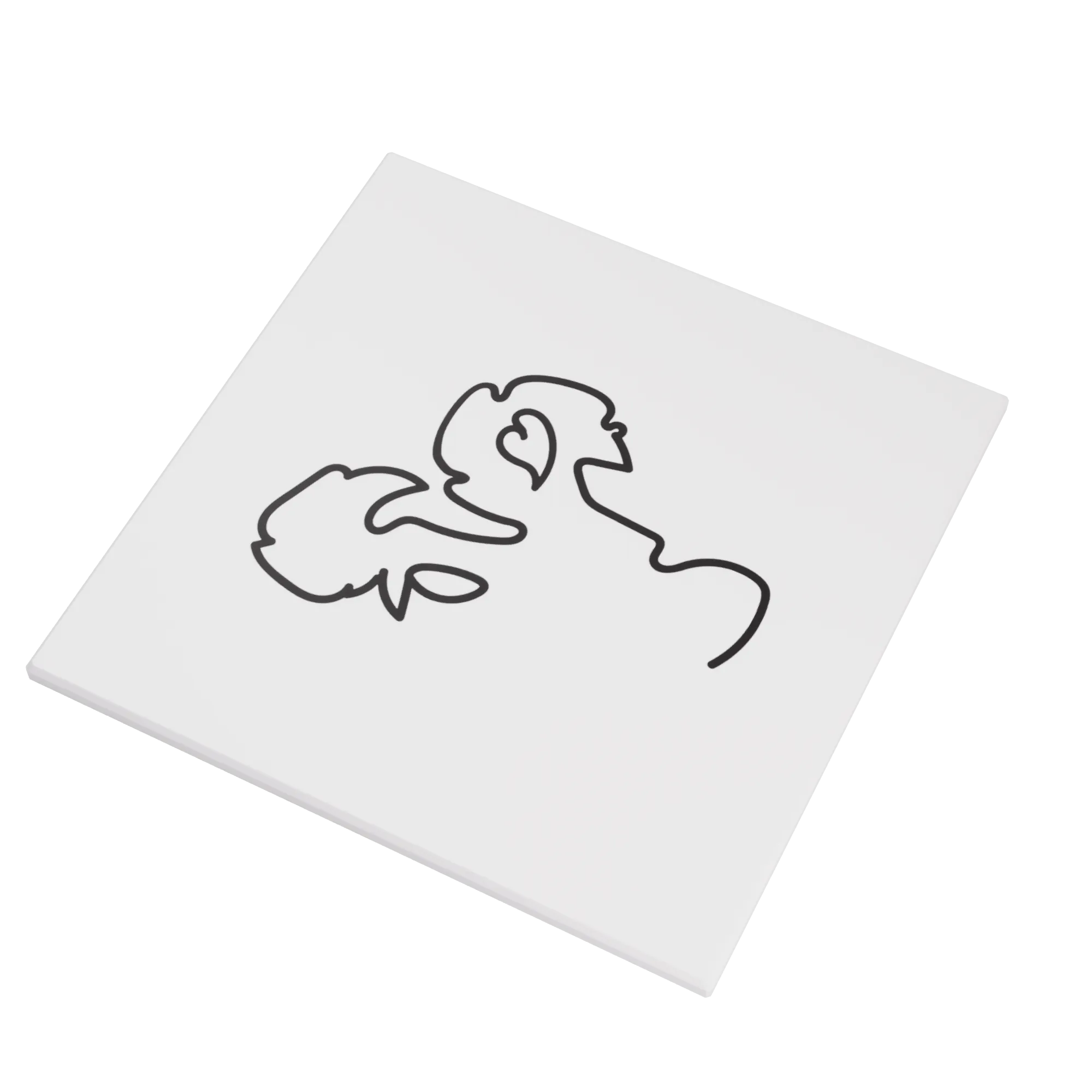 Alma, a Glazed Tile by Ceragni