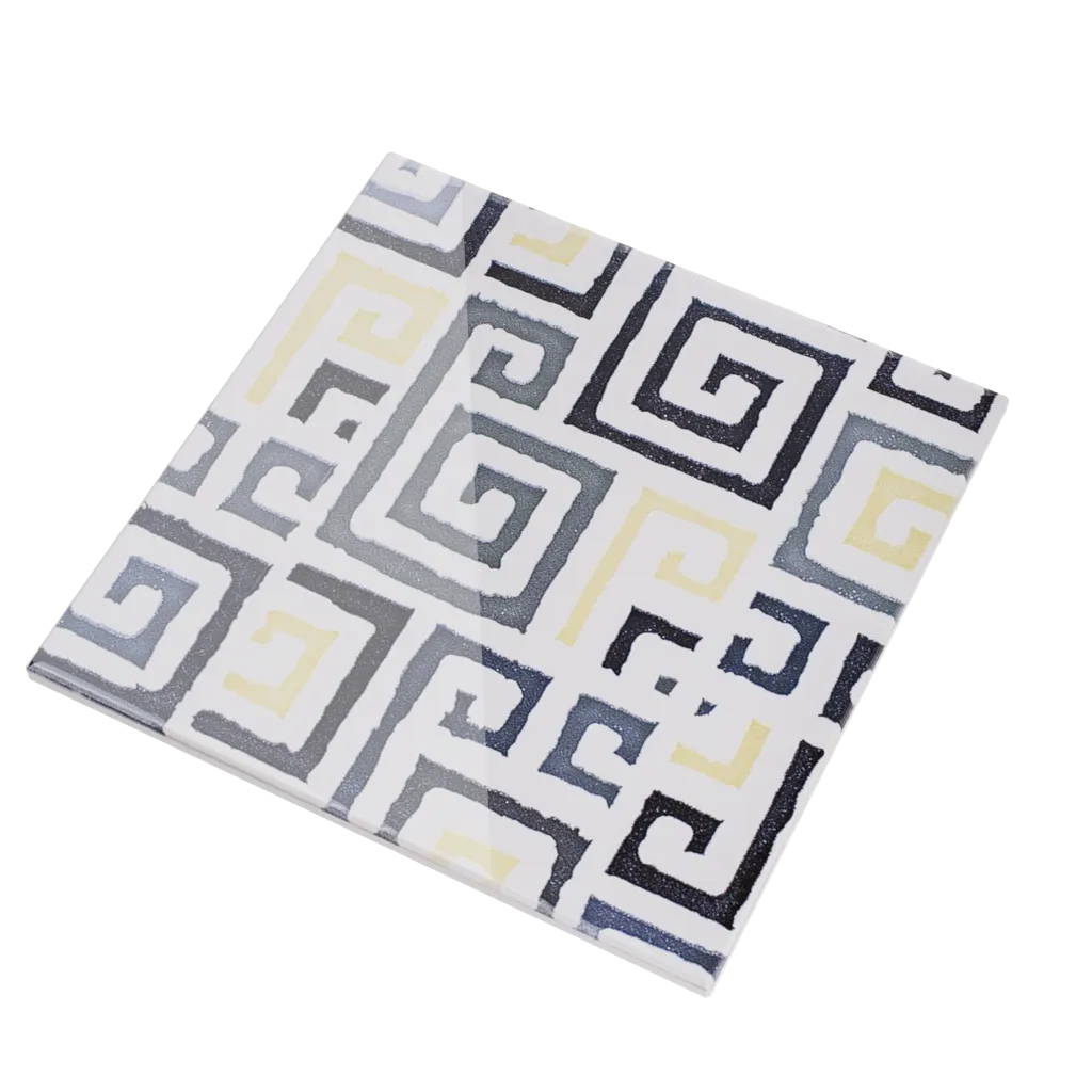 Bilbao, a Glazed Tile by Ceragni