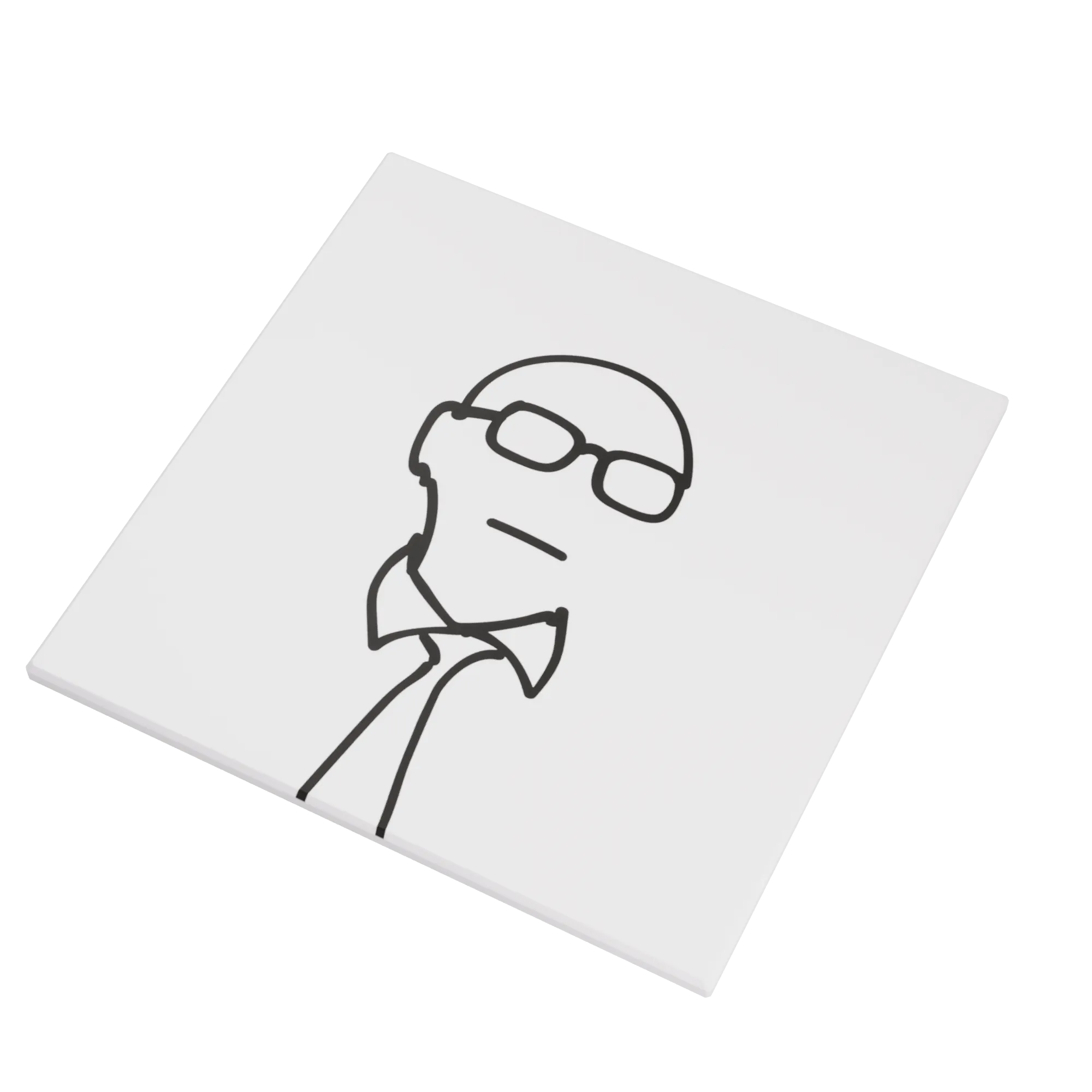 Alma, a Glazed Tile by Ceragni