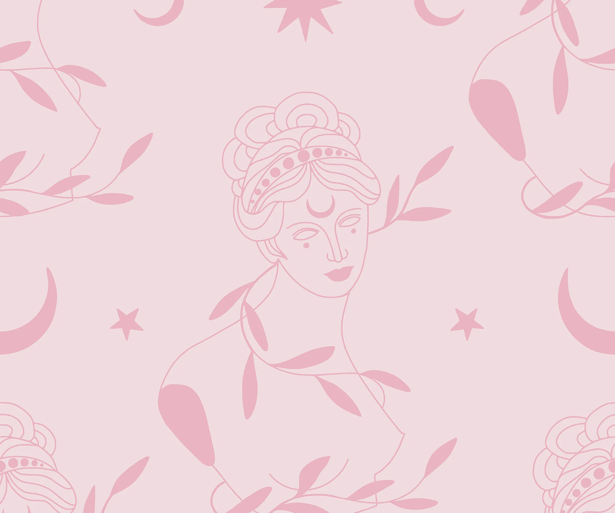 Athena, a Vinyl Wallpaper by Bobbi Beck