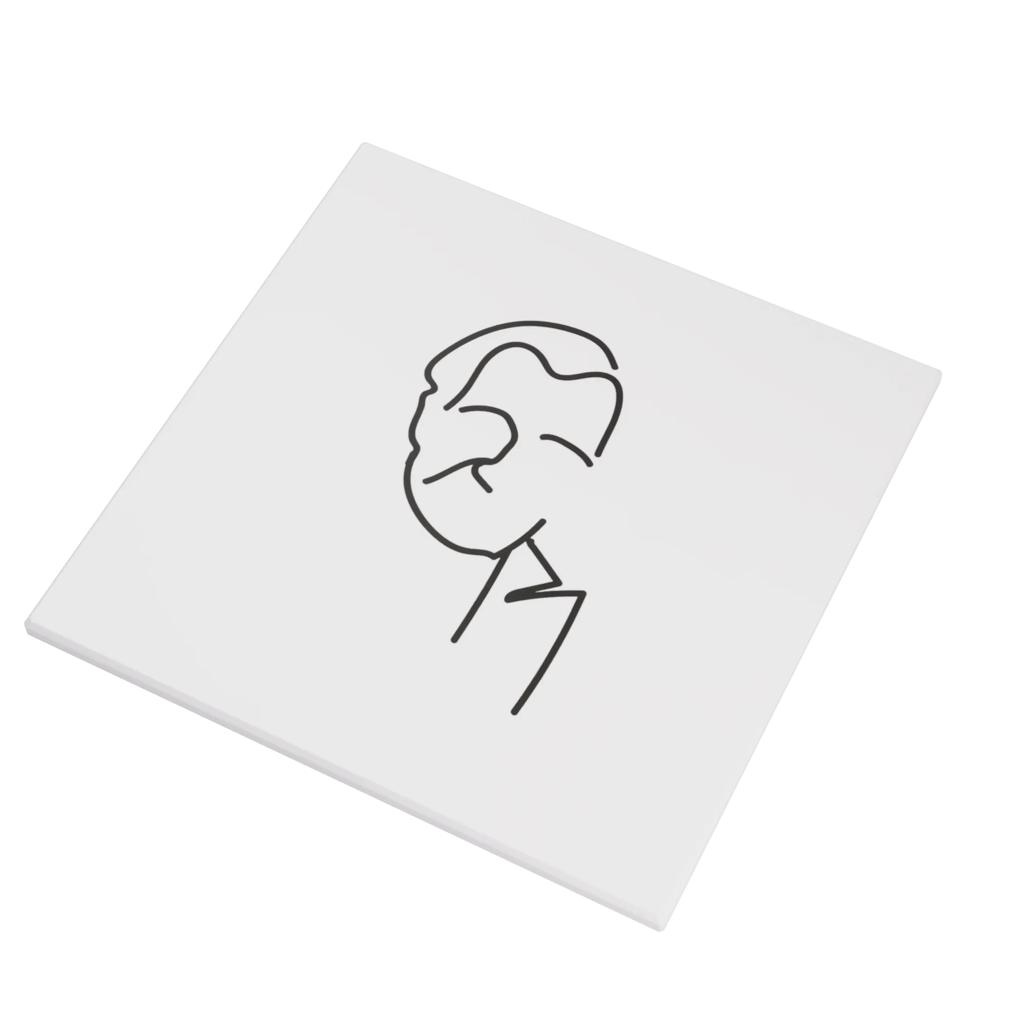 Alma, a Glazed Tile by Ceragni